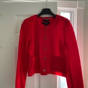 J Crew Lady Jacket Size 12 in Holiday Red